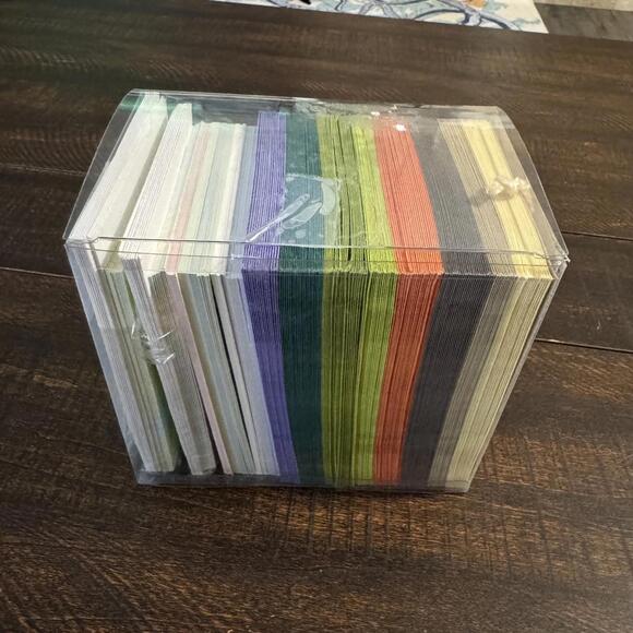 Carlton Cards Note Cards Envelopes Set 200 Count Multicolor Blank Stationary - Picture 4 of 6